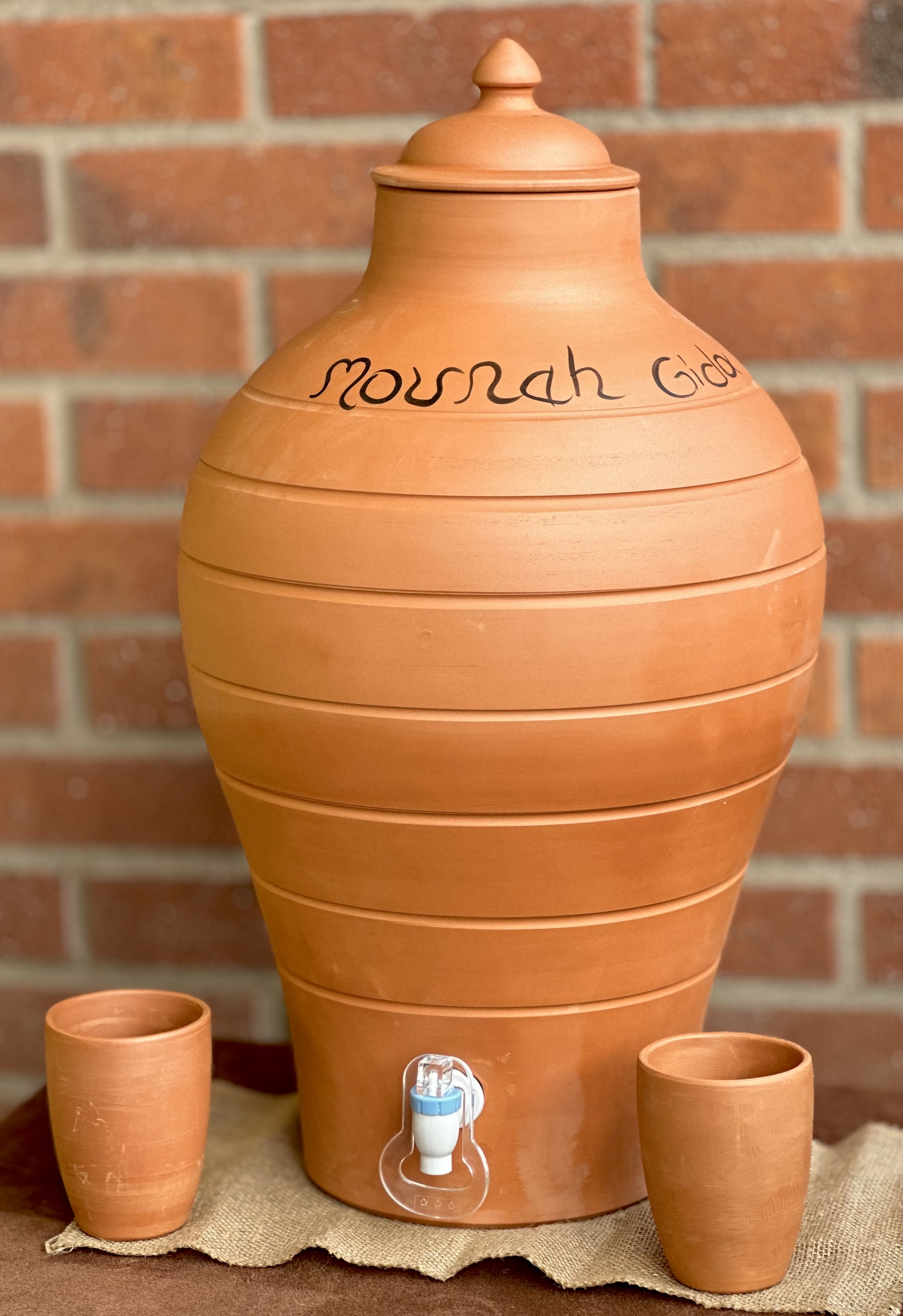 Natural Red Ceramic Water Jar 20 liter